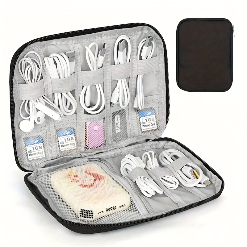1pc Cable Organizer Case Multi - Tech Accessories Travel Organizer Pouch review and price