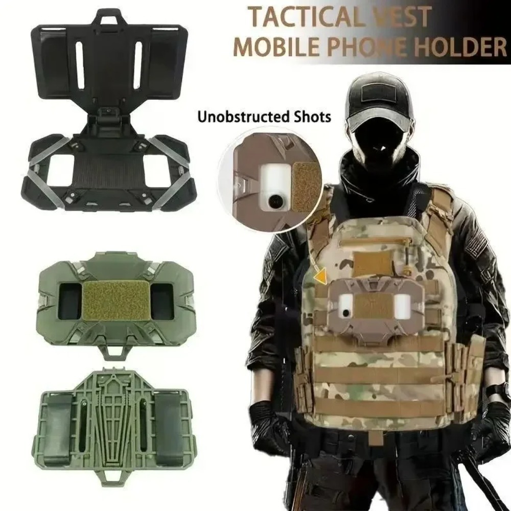 Tactical MOLLE Vest Phone Hold - Mobile Tech Accessories review and price