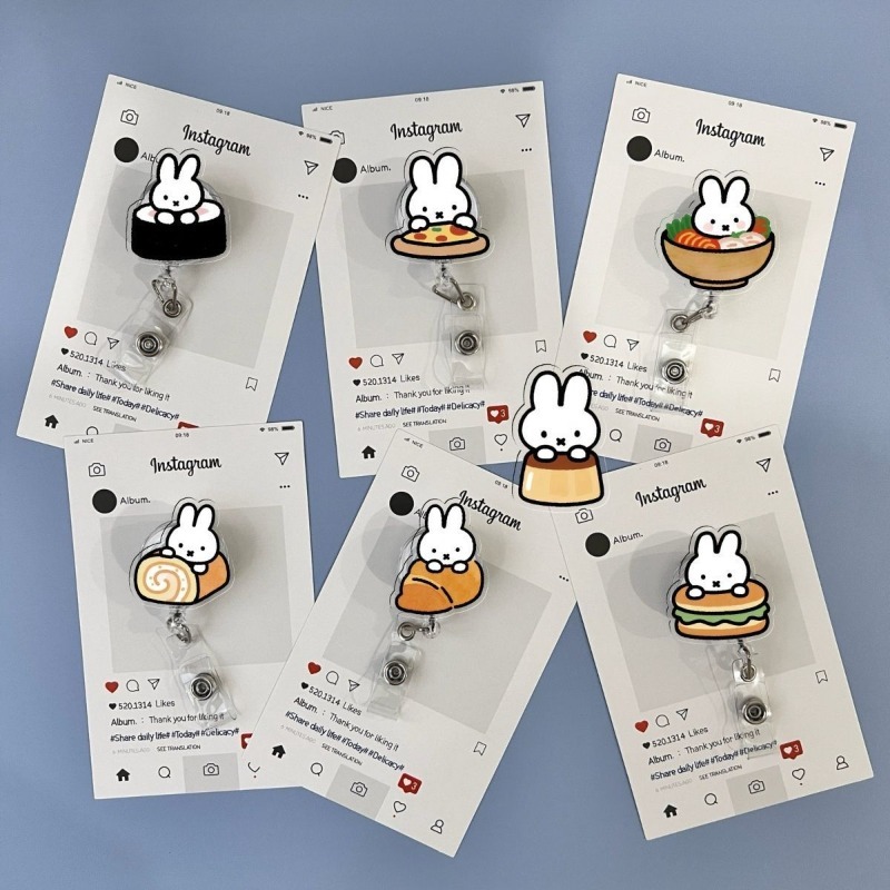 Kawaii Miffy Retractable ID Ba - Kawaii Tech Accessories review and price