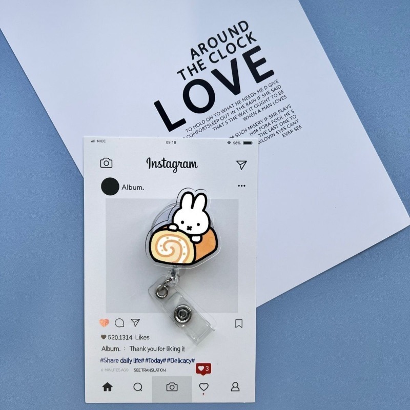 Kawaii Miffy Retractable ID Ba - Kawaii Tech Accessories review and price