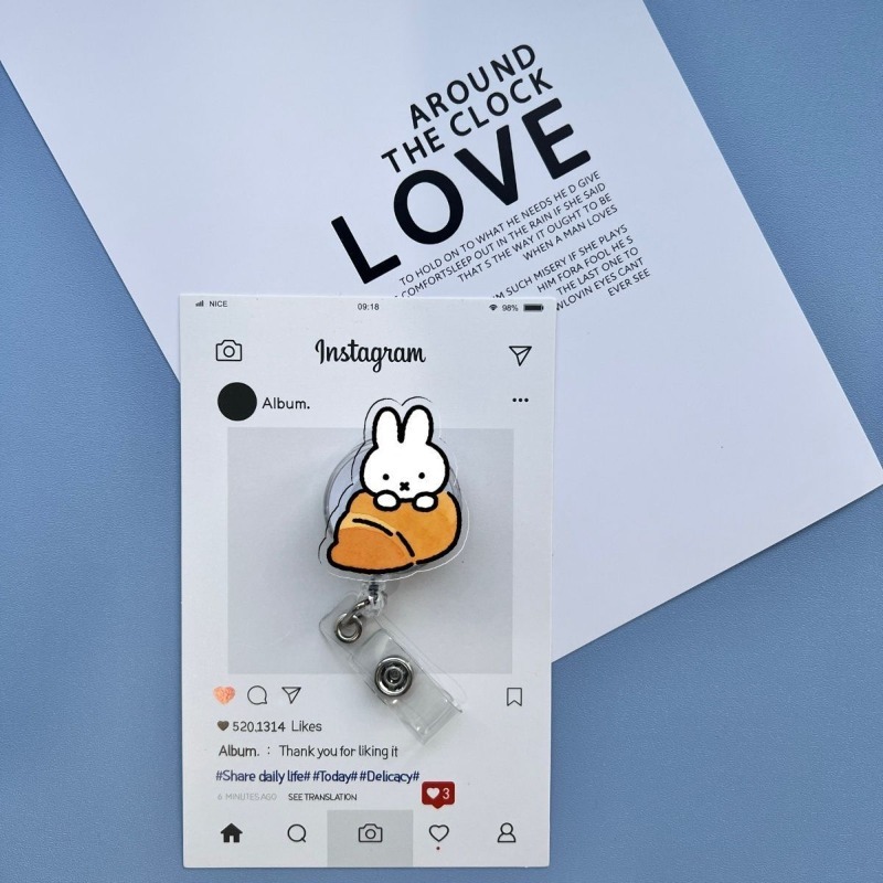 Kawaii Miffy Retractable ID Ba - Kawaii Tech Accessories review and price